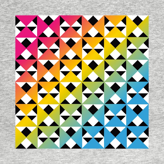 Rainbow Triangle Pattern v4 by Tallulah-Malibu